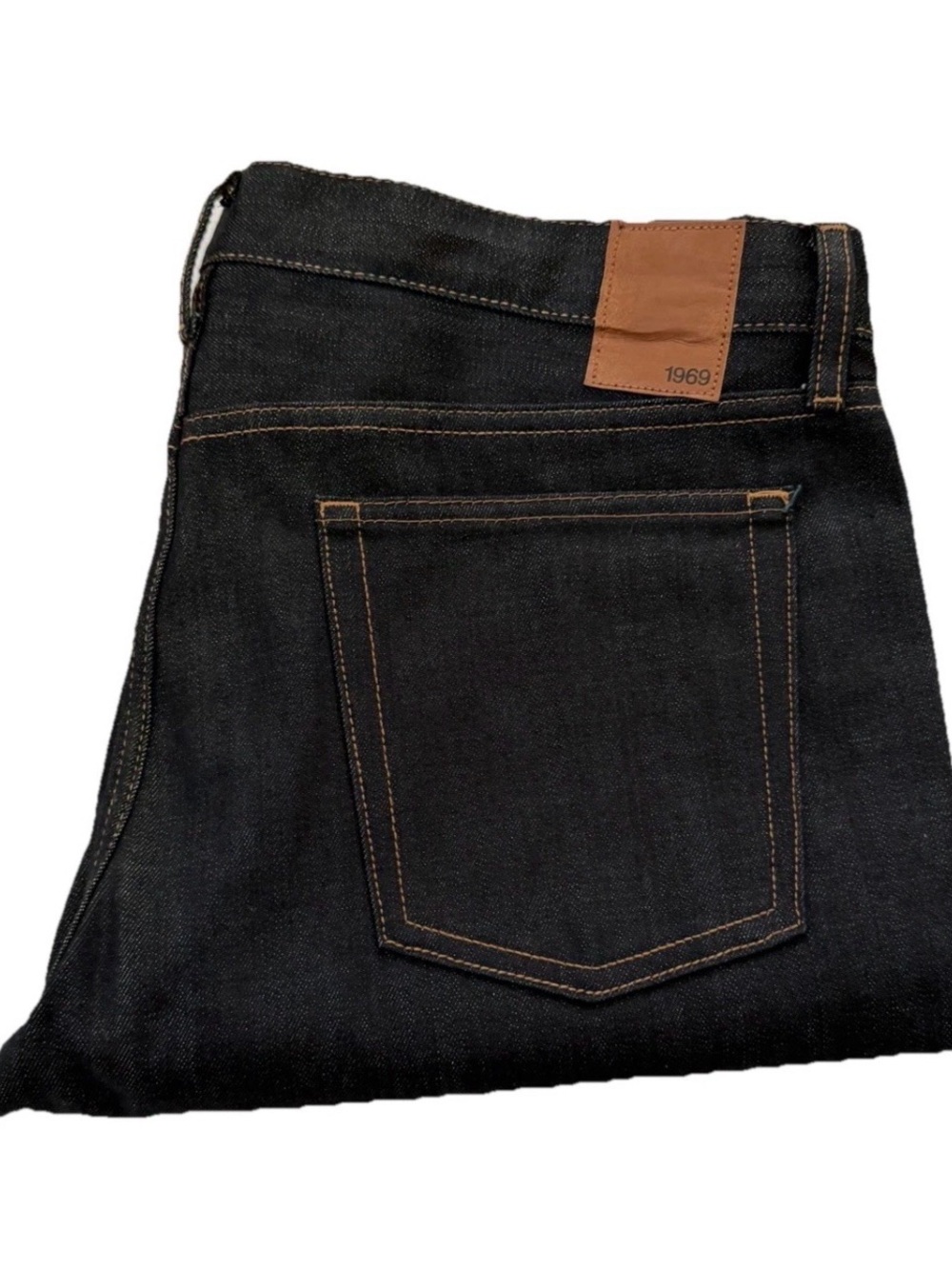 Gap 1969 Slim 33x32 Blue Raw Denim Dead Stock 100% Cotton  Dead Stock